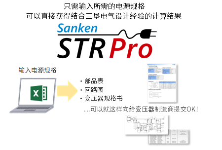 只需输入电源规格,即可自动计算