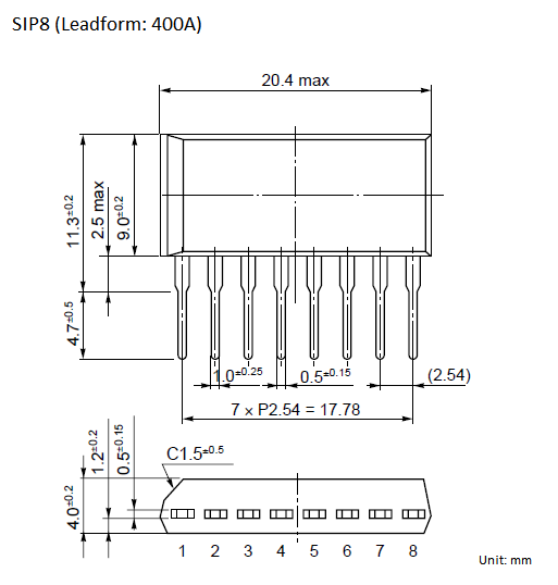 STRV 152 circuit intégré 