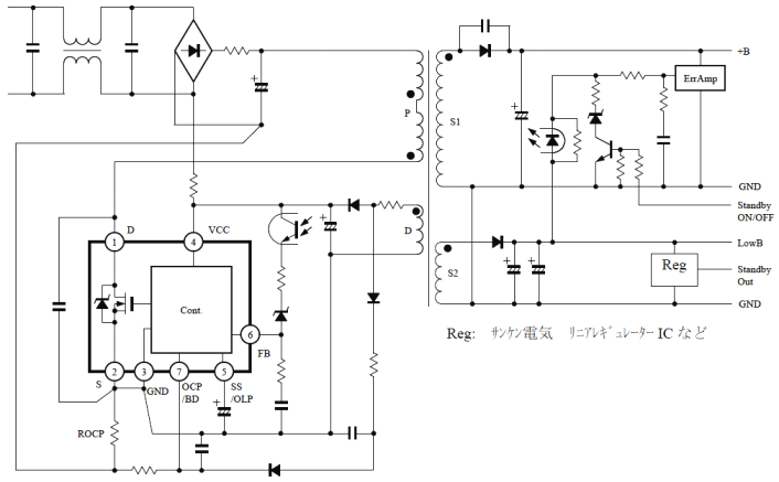 STR-X6768N |サンケン電気 STR-X6768N |サンケン電気